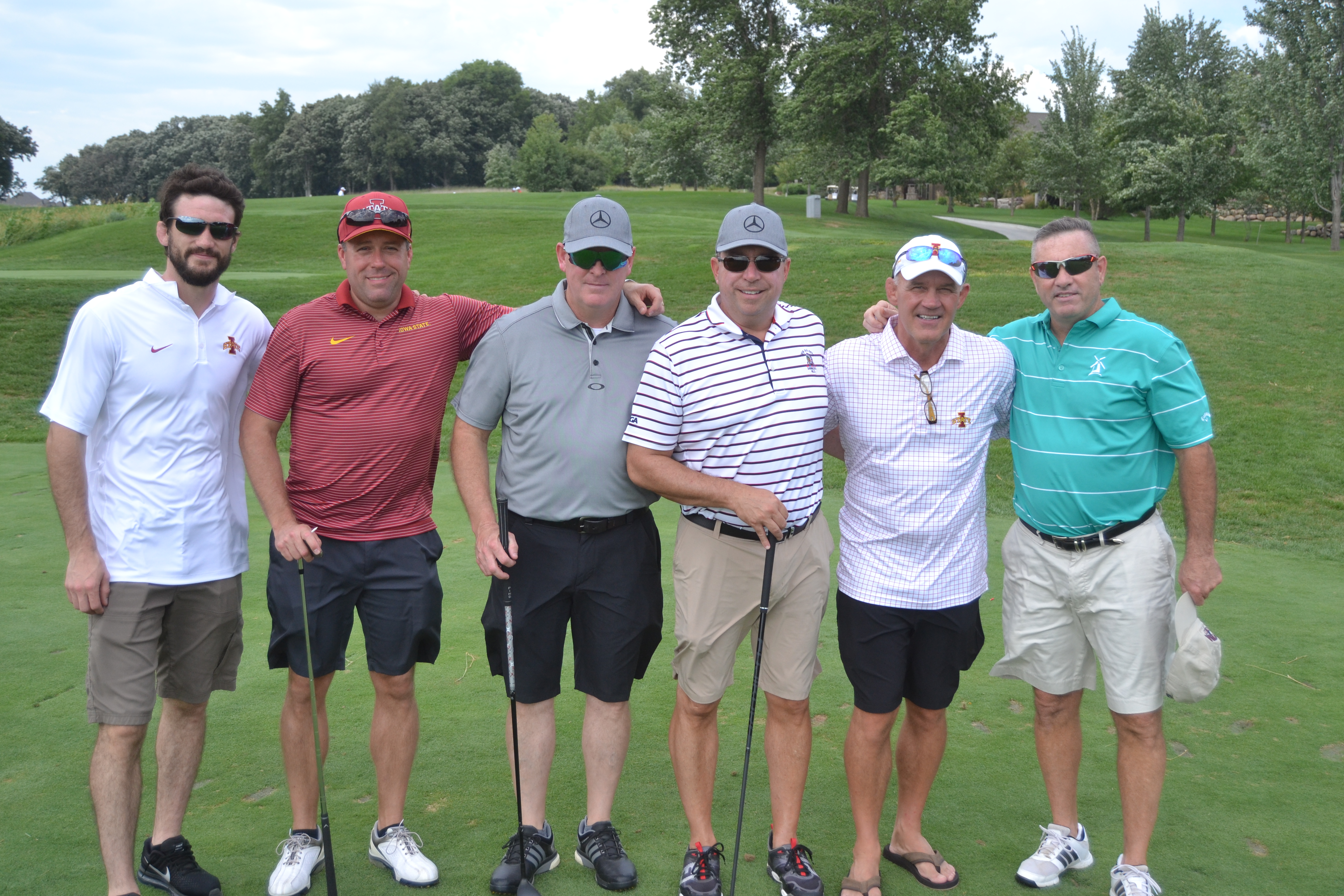 Supporters of the Cyclone Regional Training Center at a Golf Event